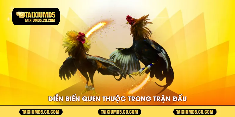 Diễn biến quen thuộc trong trận đấu