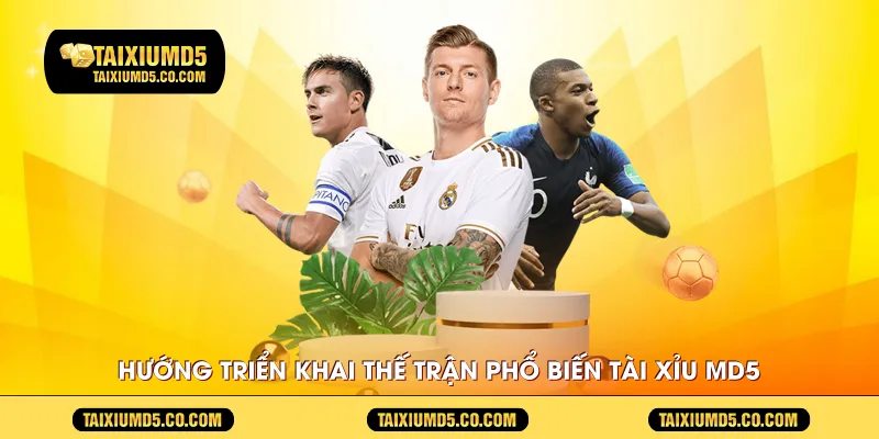 Hướng triển khai thế trận phổ biến trên Tài Xỉu MD5