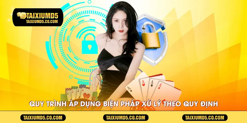 Quy trình áp dụng biện pháp xử lý theo quy định